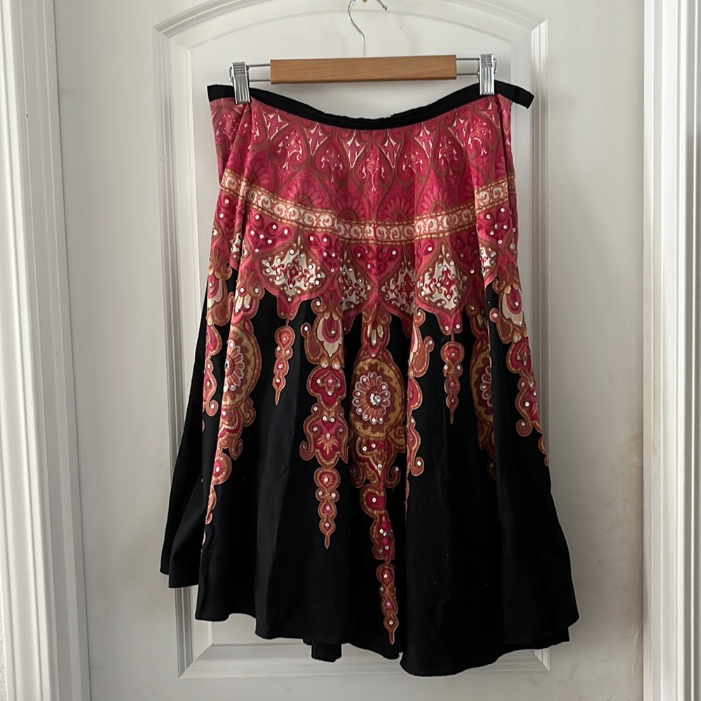 Vintage BohobStyle Circle Skirt - sz Medium